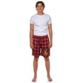 thumbnail image 2 of Harry Potter Pajamas Mens' Hogwarts Houses Crest Plaid Lounge Sleep Shorts - Gryffindor Hufflepuff Ravenclaw Slytherin, 2 of 5