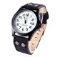 thumbnail image 1 of Reloj de pulsera SOKI clásico de moda para hombre, con correa de cuero sintético para exteriores, de cuarzo, 1 of 5