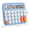 thumbnail image 6 of bobasndm Typewriter-style Calculator Mechanical Calculator 12-digit with Lcd Display Big Round Buttons Precise Desktop Handheld Calculator with Retro, 6 of 8