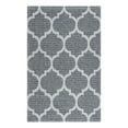 thumbnail image 3 of Unique Loom Decatur Collection Area Rug - Trellis (2' 2" x 3' Rectangle Dark Gray/Ivory), 3 of 7