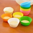 thumbnail image 2 of Cheers 5Pcs Round Star Heart Flower Non-stick Cake Muffin CEANake Liner Baking Cups, 2 of 8