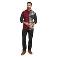 thumbnail image 5 of Chaps Men's & Big Men's Piece Flannel Plaid Button Down Long Sleeve Shirt , Sizes S-2XL, 5 of 6