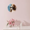 thumbnail image 3 of 14 Inch Wall Clock Battery Operated Silent Clock Decorative for Office, Kitchen, Outdoor, Living Room，Basset Hound Dog Exquisite, 3 of 4