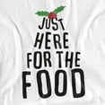 thumbnail image 2 of Generic: Christmas T-Shirt Just Here For The Christmas Food Unisex Graphic Tee For Men & Women, 2 of 7