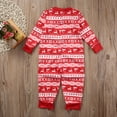 thumbnail image 4 of Matching Family Christmas Pajamas Set, Reindeer Plaid Printed Xmas PJs Loungewear Sleepwear for Women Men Kids, 4 of 5
