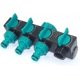 thumbnail image 1 of Distribuidor de agua de 4 vías, divisor de manguera, conector en Y para manguera de jardín, divisor de agua del grifo., 1 of 4