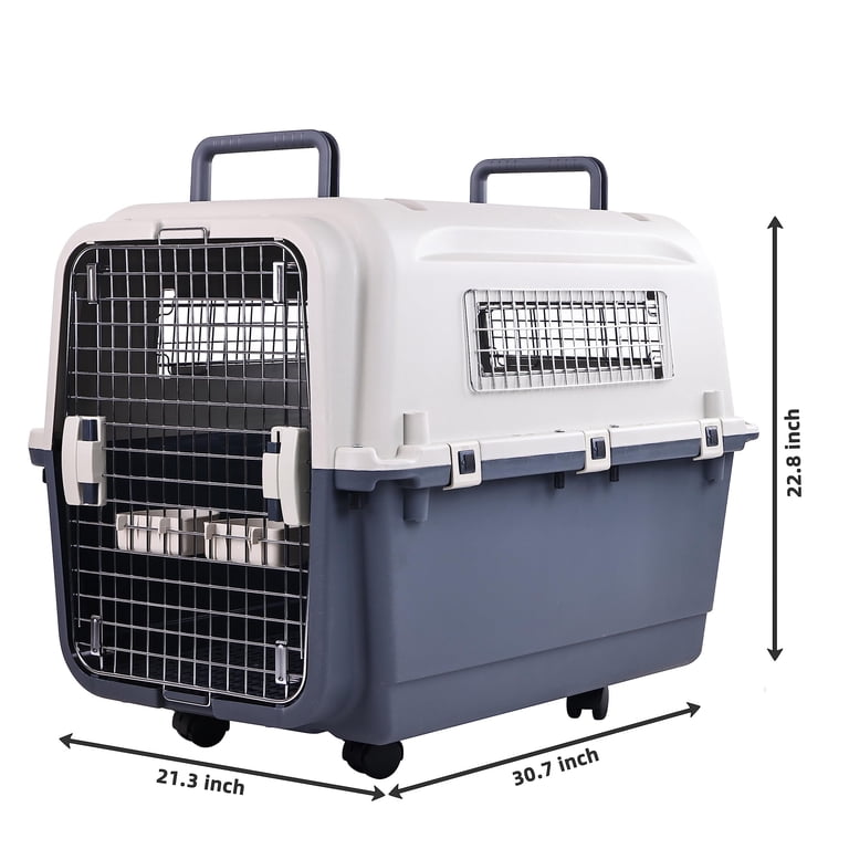  CANIN ミニスタート 10kg GIANNA Plastic Kennels Pet Carrier Rolling Plastic Airline