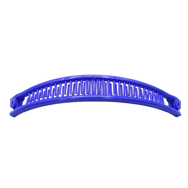 Jumpingount Pinzas para el cabello, accesorio para horquillas, coleta rizada, pasadores simples de plátano para mujeres para adultos, herramientas Ropa, zapatos y accesorios Miscelánea Azul
