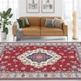 thumbnail image 3 of 1PC Persian Style Area Carpet Local Carpet, Lightweight Washable Easy-to-Manage Carpet Mat Festival Gift, Suitable for Living Room, Bedroom, Dining Room, Office, Balcony, Room Accessones, 3 of 10