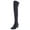 Anthracite, variant on Alfani Womens Novaa Faux Suede Square Toe Over-The-Knee Boots