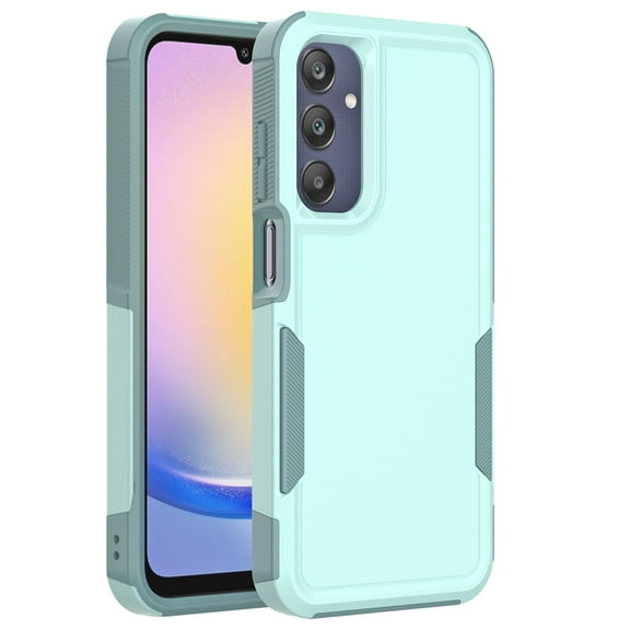 TASHHAR Samsung Galaxy A25 5G Case Military Grade Double Layer Drop Resistant Durable for Galaxy A25 5G Phone - Light Green