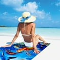 thumbnail image 2 of JML 100% Cotton Beach Towel, Soft and Quick Dry, Skin Friendly Pool Towel (28"x58"), 2 of 4