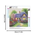thumbnail image 4 of Advancent Kits de pintura de diamante 5D de casa pequeña, punto de bordado, manualidades, decoración de pared de diamante completo Artesanía Casa Elegante, 4 of 6