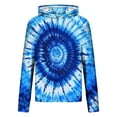 thumbnail image 5 of Xdegoge Men's UV Sun Protection Hoodie Quick-Dry Long Sleeve Performance Tee Face Mask Integrated Tie Dye Print Rash Guard Fishing Athletic Outfits, 5 of 5