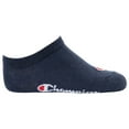 thumbnail image 3 of Champion Children's Socks, 3-Pack - Sneaker, Solid Colour Blue/White/Black 27-30, 3 of 7