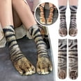 thumbnail image 7 of Funny Unisex Adult Kids Elastic Sock Animal Paw Feet Socks Foot 3D Print H6Z9, 7 of 7