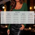 thumbnail image 3 of YanHoo Long Sleeve Shirts for Women Trendy Scoop Neck T-Shirts Slim Fit Tunic Tops Comfy Basic Solid Color Tee, 3 of 8