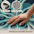 thumbnail image 6 of ODIKA 8'x10' Washable Area Rug Octopus Animals Nautical Tentacle Spiral Abstract Ocean Navy Flowing Dynamic for Living Room, Under Sectional, Family , Durable, Non-Slip, 6 of 7