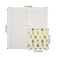 thumbnail image 3 of Efavormart 20 Pack 3 Ply Metallic Gold Pineapple Paper Napkins Wedding Cocktail Napkins Dinner Napkins, 3 of 5