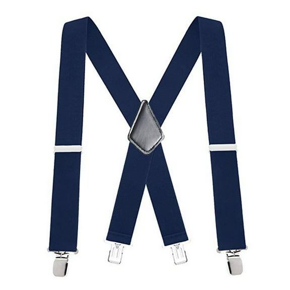 BRDFRL Suspenders for Men, with Heavy Duty Clip Wide X-Back for Work