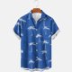 thumbnail image 4 of Camisetas de Lino para Hombres Vintage Bowling Manga Corta Cuello Cubano, Retro Playa Y Verano Hombre Manga Corta Botón Abajo Camisetas, 4 of 6