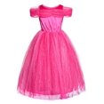 thumbnail image 2 of JerrisApparel Vestido niña de flores Disfraz de princesa Mariposa niña (3 años Rosa con accesorios), 2 of 5