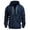 AB593 Navy, variant on Bainana Men'S Half Zip Hoodie Long Sleeve Comfortable Hoody Solid Color Hooded Shirts Casual Wear Fall Outfit Size L