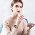 thumbnail image 5 of REQO Slim Band Compatible with Apple Watch 41/40/38/44/45/46/49/42mm SE Series 11 10 9 8 7 6 5 4 3 2 1 Ultra, Women Adjustable Replacement Bracelet, Jewelry Metal Strap(49/46/45MM), 5 of 6