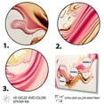 thumbnail image 3 of Designart Bold Pink And Gold Flow Art IV Canvas Wall Art, 3 of 5