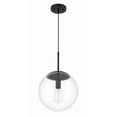 thumbnail image 4 of 56892-FB Craftmade Lighting Gaze - 1 Light Pendant In Contemporary Style-12.8 Inches Tall and 11.88 Inches Wide-Flat Black Finish-Clear Glass Color, 4 of 7