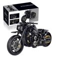 thumbnail image 1 of Bloques de construcción de motocicleta clásica, 538 Uds., bloques de Moto Road Racer, regalos de navidad, juguetes para chico, niños, adultos, técnicos,With box, 1 of 6