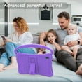 thumbnail image 4 of Kids Tablets 7 inch Android 12, 4GB RAM 32GB ROM, 512GB Expandable, with Parental Control, Google Certified, WiFi, Bluetooth, Dual Camera with Silicone Case(Pueple), 4 of 7