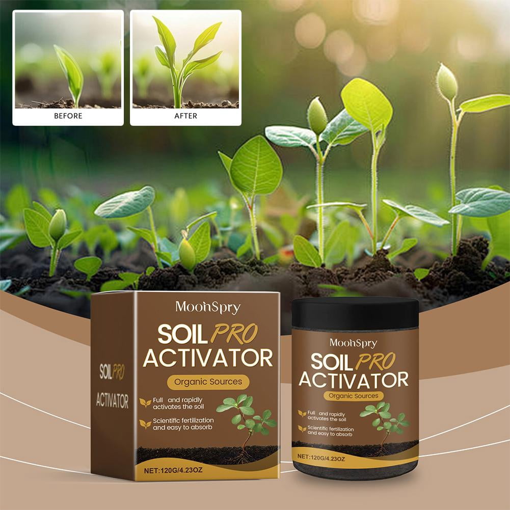 Soil Activator,Premium Organic Soil Activator & Plant Fertilizer for Potting Mix,2025 New Soil Activated Treasure,Natural Root Growth Enhancer,Promote Plant Rooting &Growth Environment