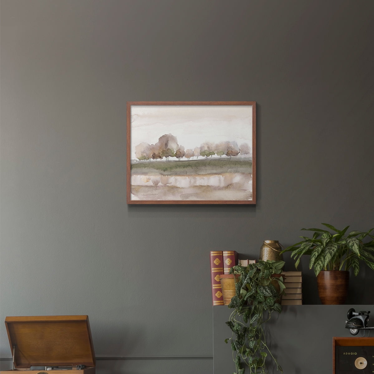 Soft Welcome Spring by Nan - Restickable Framed Giclée Print