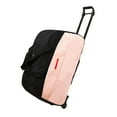 thumbnail image 3 of EHJRE Wheeled Rolling Duffel Bag Foldable Travel Garment Bag for Outdoor Business Trip Pink, 3 of 9