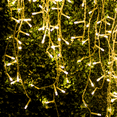 thumbnail image 4 of Cascada Navideña Decorativa Importadora La Merced Paquete 6 Pz Luz LED Cálida 500 Focos 8 funciones Cable Transparente 9 m, 4 of 8