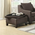 thumbnail image 4 of Regent Storage Ottoman-Color:Milford Java, 4 of 4