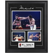 Muhammad Ali Framed 3-Photograph vs. Leon Spinks Collage