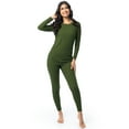 thumbnail image 2 of Fruit of the Loom Women's Recycled Waffle Thermal Top & Bottom Set, Sizes XS-4XL, 2 of 11