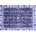 thumbnail image 1 of Ahgly Company Indoor Rectangle Abstract Blue Modern Area Rugs, 5' x 8', 1 of 4