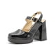 thumbnail image 3 of Zapatilla Para Mujer Elegante Graduación Vestir Charol Negro negro 22, 3 of 7