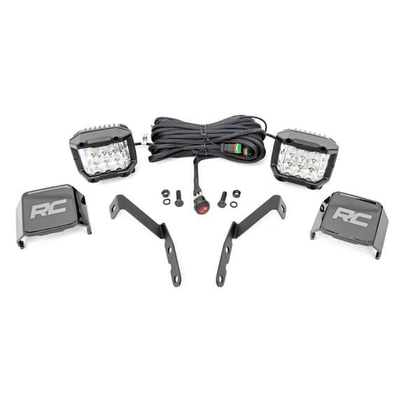 Rough Country 3" OSRAM LED Ditch Light Kit for 07-13 Silverado 1500 - 71062