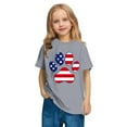 thumbnail image 6 of BRGZLK American Flag Patriotic Shirt For Toddler Kids Funny Graphic Cotton T-Shirt Boys Girls Cute Round Neck Soft Short Sleeve Top Gray 7-8 Years, 6 of 6