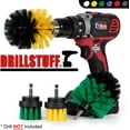 thumbnail image 4 of Drill Brush Power Scrubber Attachment for Power Drill - Drill Brush Attachment Grout Cleaner Brush Set - Power Scrubber Drill Brush Kit - Cleaning Drill Brush Set - Drill Scrub Brush for Drill, 4 of 7