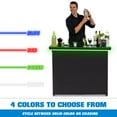 thumbnail image 3 of GoBar PRO LED Commercial Grade Portable Bar Table with Multi-Color Lights - 47.5 x 19 x 38 Inches Assembled, 3 of 6