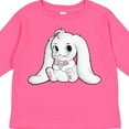 thumbnail image 4 of Inktastic Adorable Easter Bunny Boys or Girls Long Sleeve Toddler T-Shirt, 4 of 5