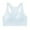 Blue, variant on Kiijoy Teen Girls Seamless Racerback Sports Bra Breathable Workout Tank Top, Sizes 14-16