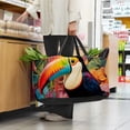 thumbnail image 6 of Toucan Large Capacity Reusable Foldable Oxford Cloth Storage Bin: Laundry Bag, Picnic Baskets, and Shopping Bag, 6 of 7