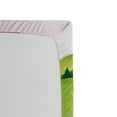 thumbnail image 2 of Ambesonne Colorful Fitted Sheet, Frog on Water Lily Art, Full Size, Multicolor, 2 of 2