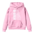thumbnail image 6 of Gubotare Hoodie for Kids Girls Hoodies for Teen Girls Trendy Pullover Sweatshirts Cute Long Sleeve Sweatshirt Size 11-12 (Pink,11-12 Years), 6 of 6